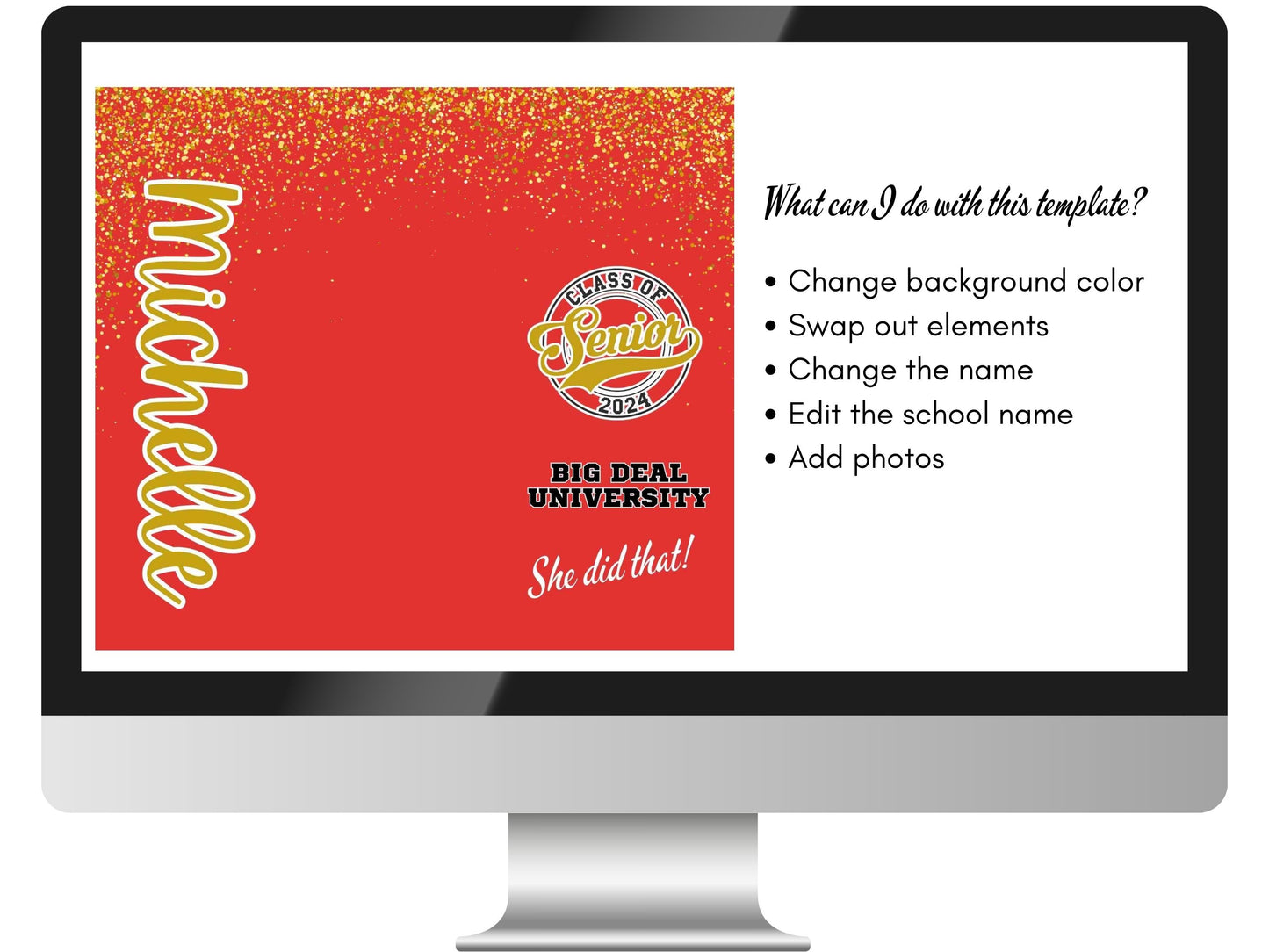 2024 Sports Graduation Tumbler Designs – Canva Pro Templates