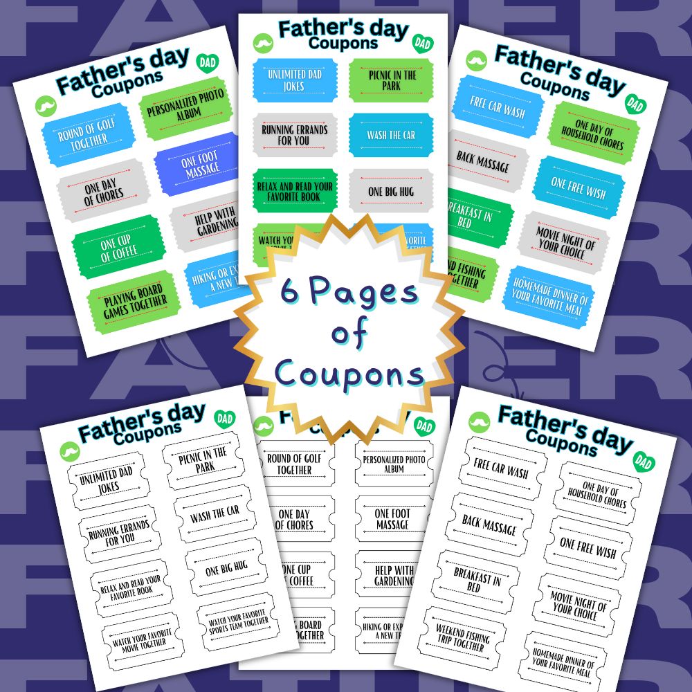 Father's Day Activity Bundle – Printable