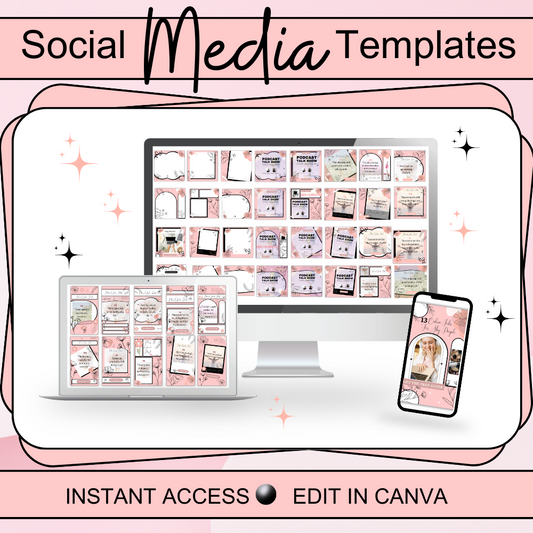 100+ Editable Social Media Templates for Canva Pro