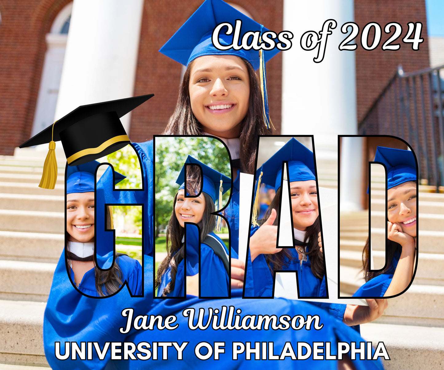 Viral Graduation Picture Frame - Canva Pro Templates