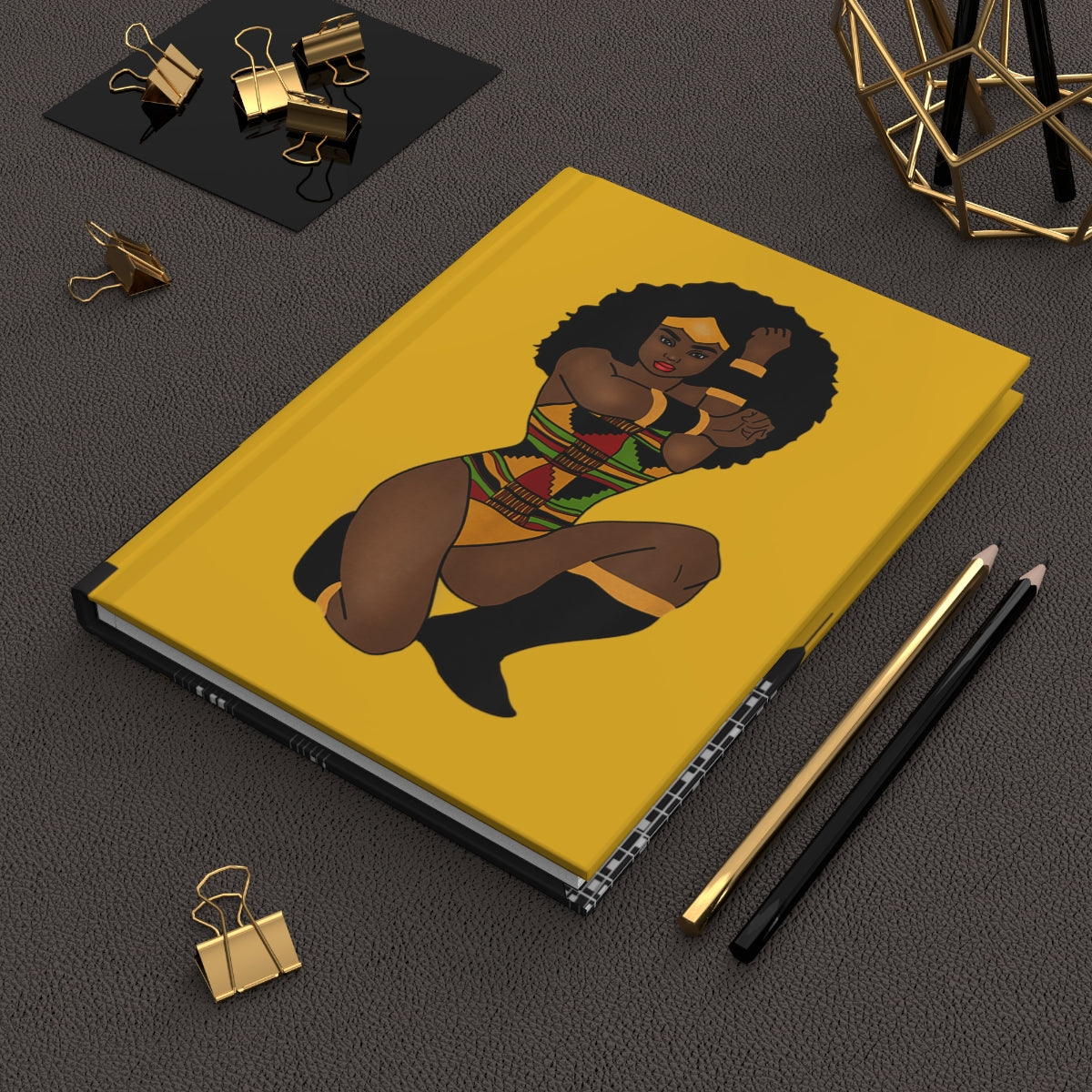 Be Your Own Hero Journal – Yellow Hardcover