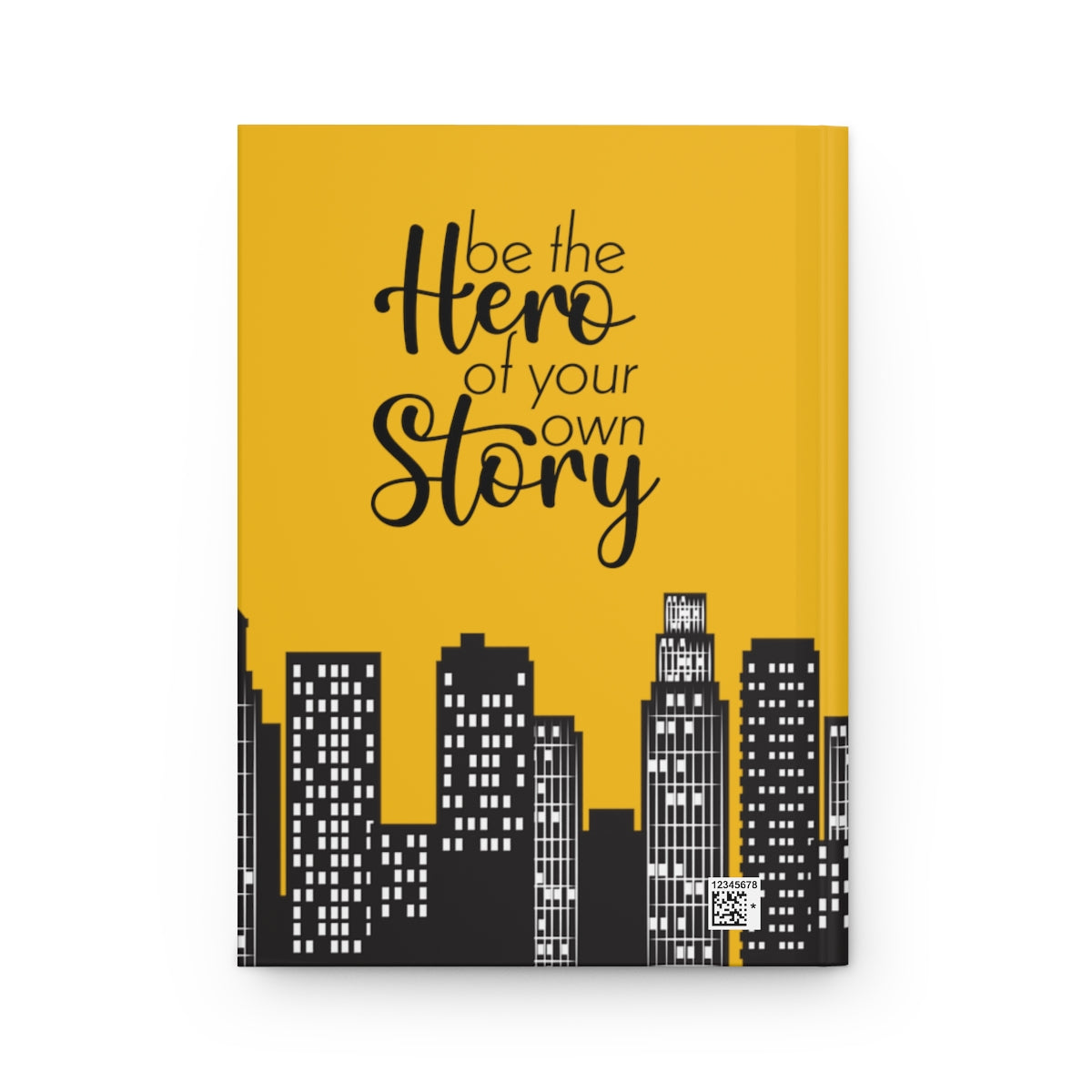 Be Your Own Hero Journal – Yellow Hardcover