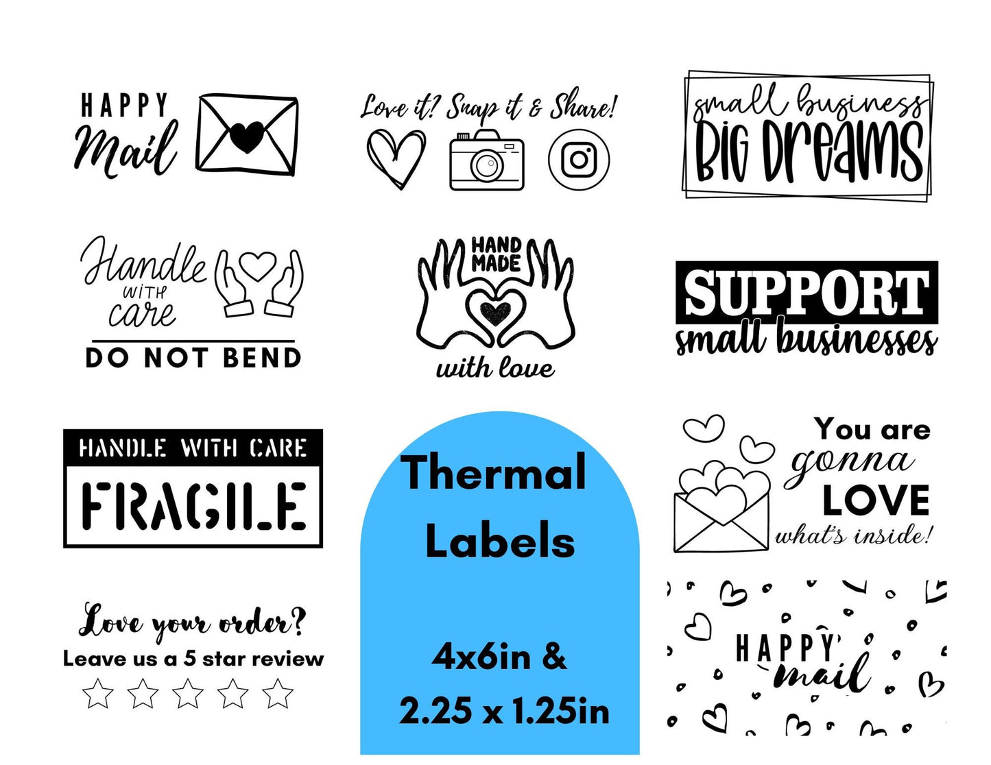 Thermal Printer Label Bundle – Small Business