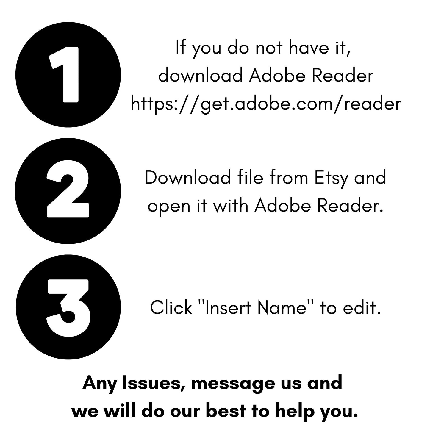 Fast Food Burger and Fries Name Tags – Instant PDF Download