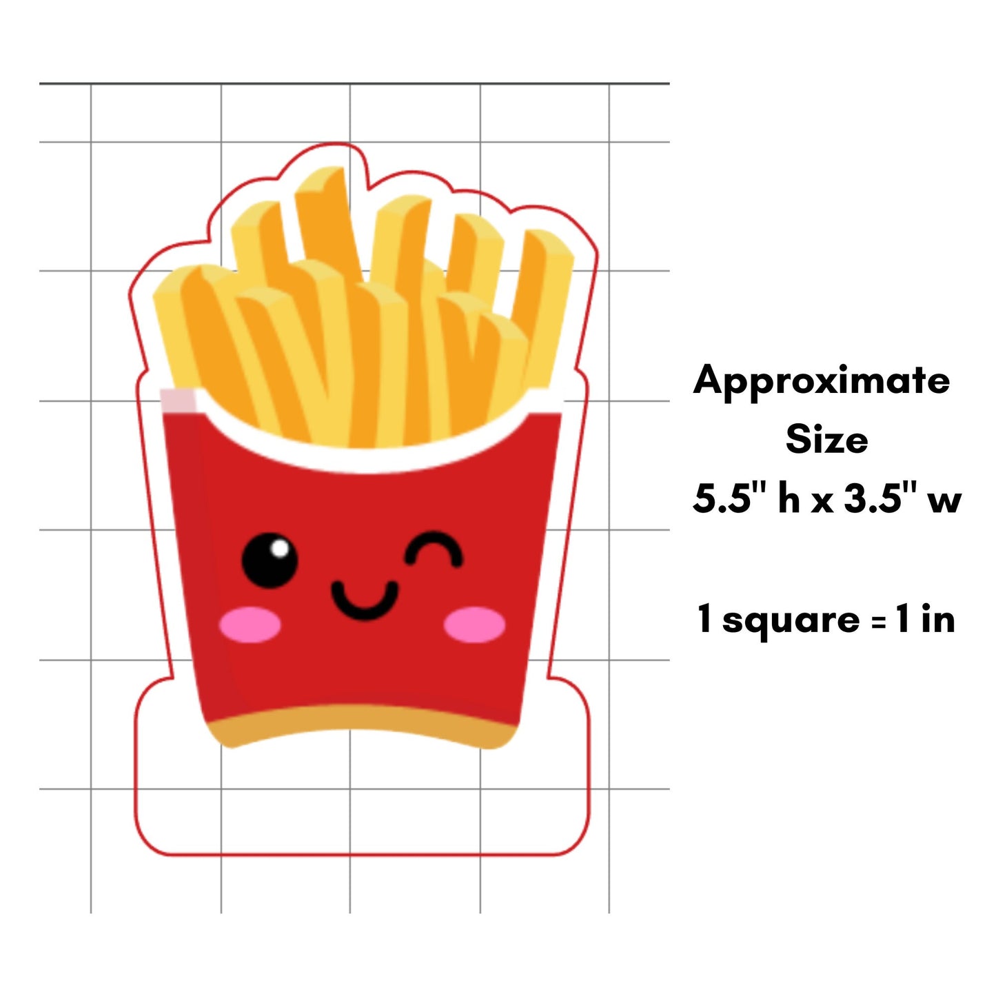 Fast Food Burger and Fries Name Tags – Instant PDF Download