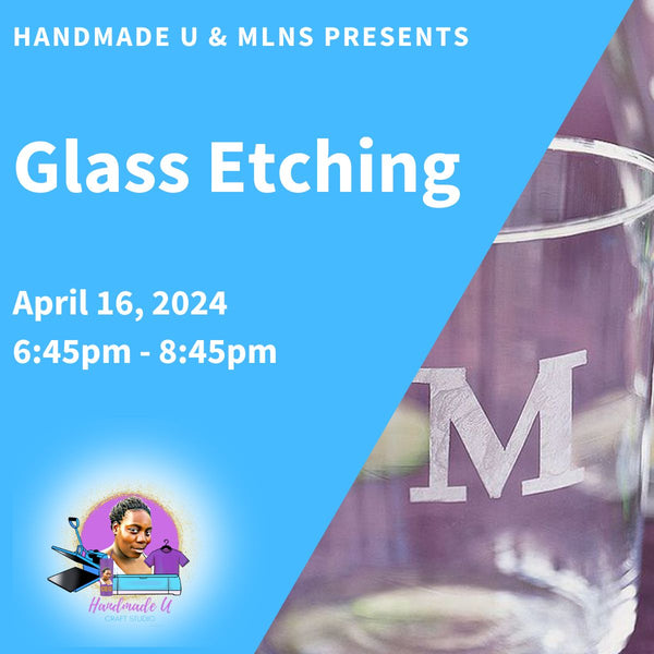 Supplies we recommend to get started with Glass Etching