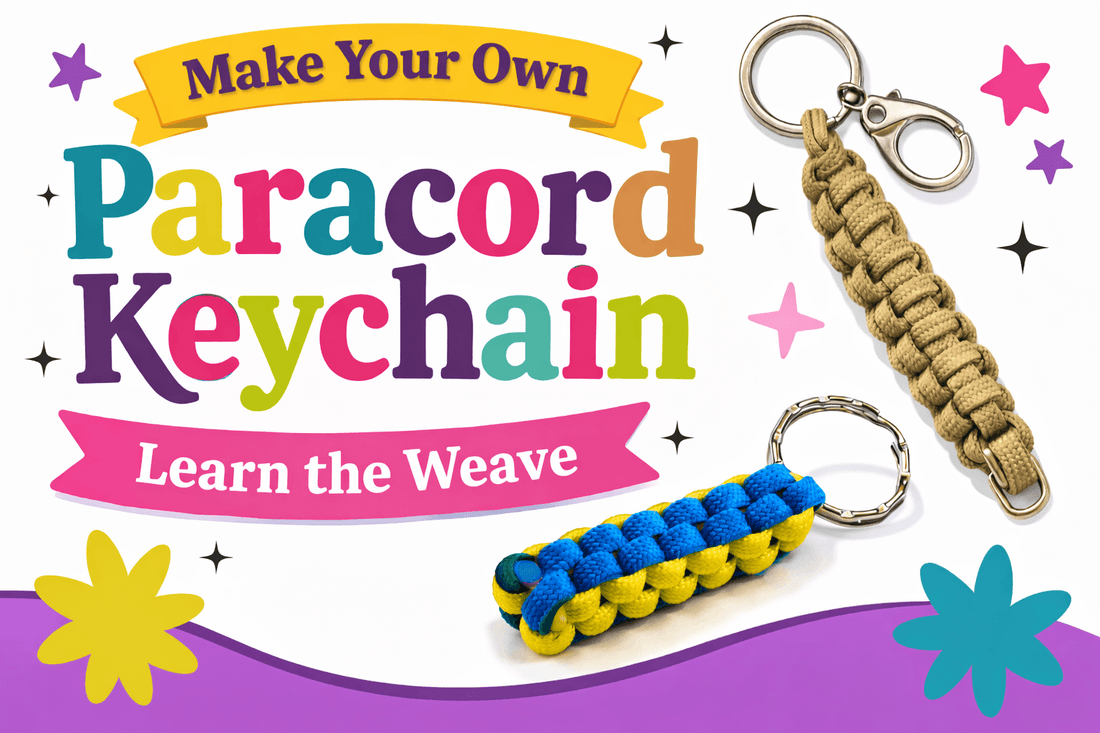 How to Make a Box Stitch Paracord Keychain