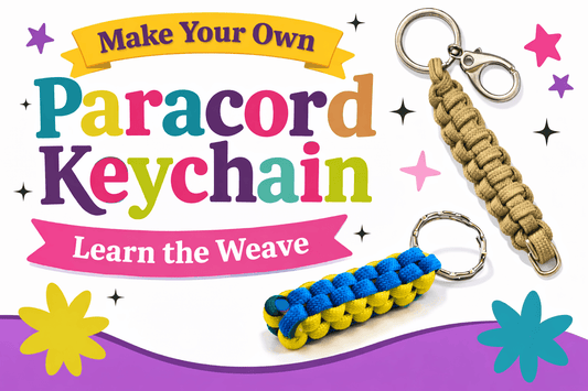 How to Make a Box Stitch Paracord Keychain