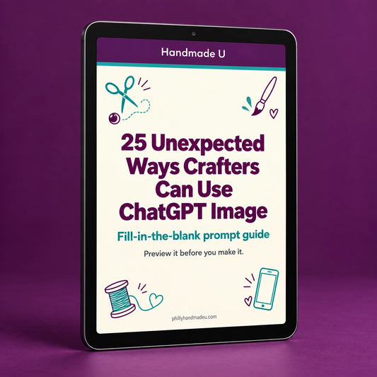 25 Unexpected Ways Crafters Can Use ChatGPT Image: Prompt Guide