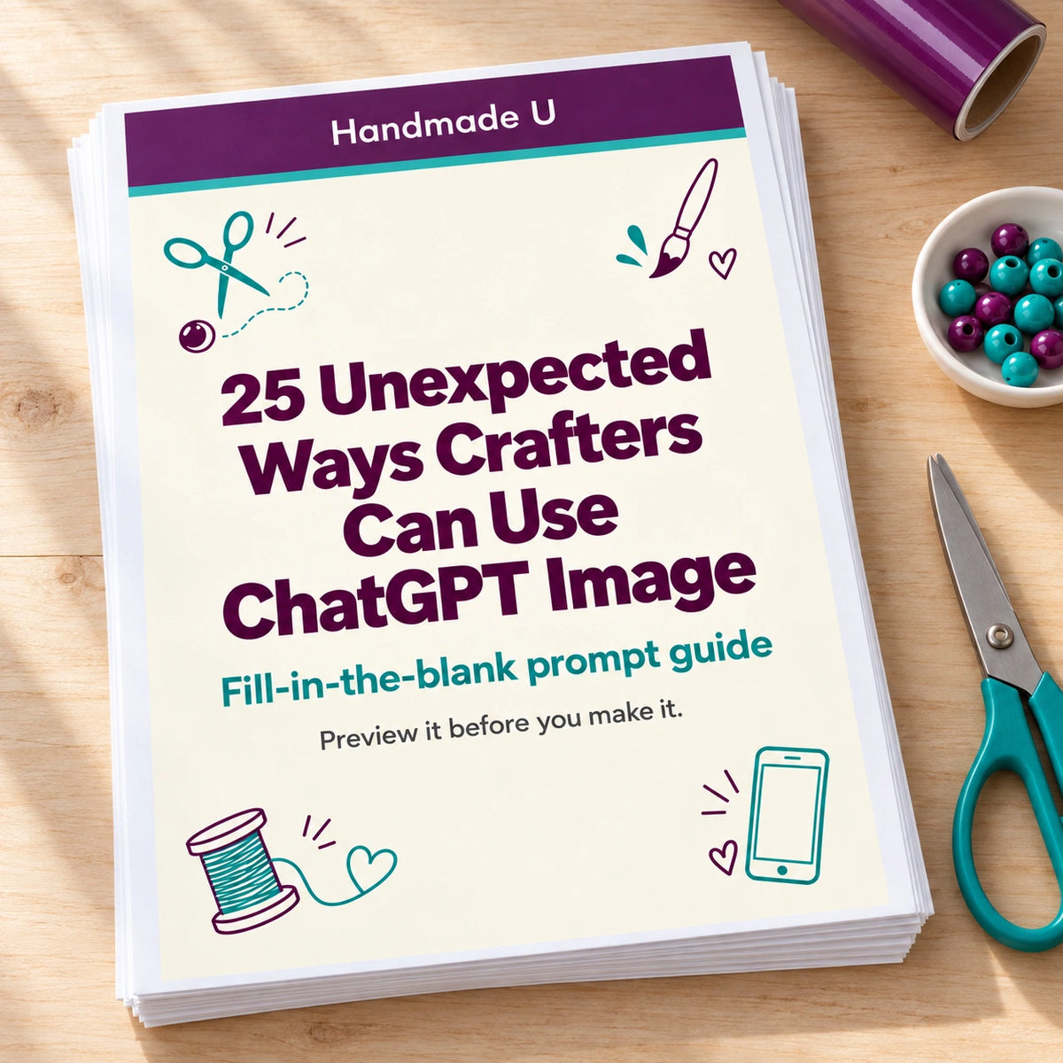 25 Unexpected Ways Crafters Can Use ChatGPT Image: Prompt Guide