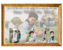 Load image into Gallery viewer, Father&#39;s Day Picture Frame Template – Editable Canva
