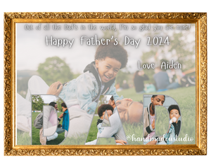 Father's Day Picture Frame Template – Editable Canva