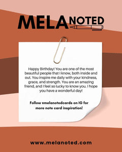 Luxury MelaNOTED card mystery bundle (10 Cards) - $60 Value
