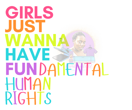 Girls just wanna PNG – Instant Download