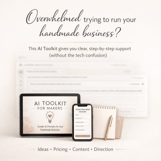 Creative AI Toolkit for Handmade Sellers (For Chat GPT)