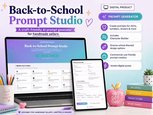 Back to School Image Prompt Generator