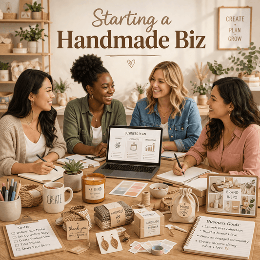 June 27 | Starting a Handmade Biz: From Creative Idea to Clear First Steps