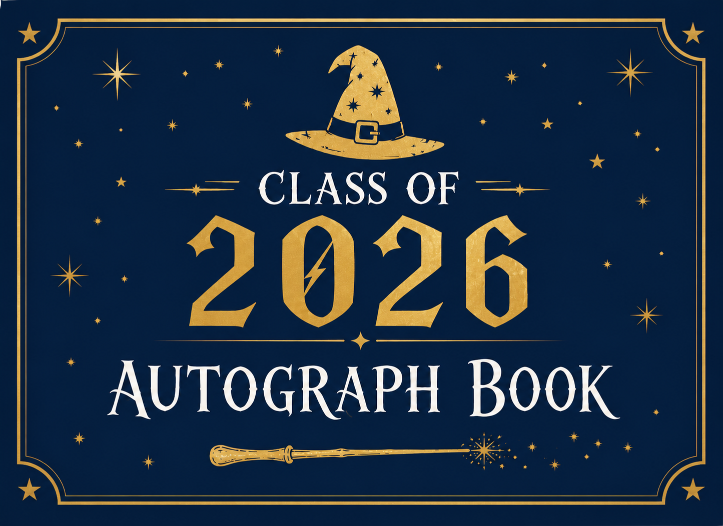 Class of 2026 Wizards Autograph Book