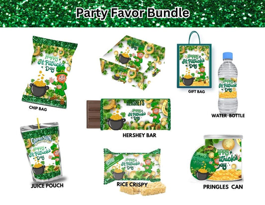 St. Patricks Day Party Favor  - Canva Pro Templates