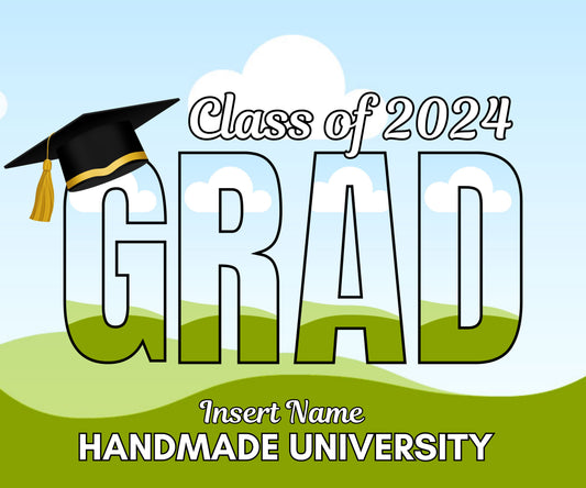 Viral Graduation Picture Frame Template – Editable Canva (Canva Pro Needed)