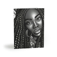 Load image into Gallery viewer, Braided Beauty Luxury Notecard – Blank Inside
