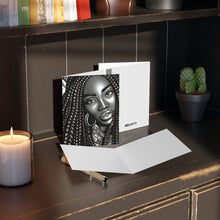 Load image into Gallery viewer, Braided Beauty Luxury Notecard | Blank on the inside for a personalized message
