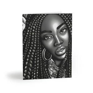 Braided Beauty Luxury Notecard – Blank Inside