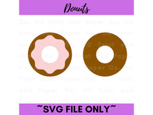 Load image into Gallery viewer, Donut SVG Cut File  -  For RA Door Tags &amp; Crafting
