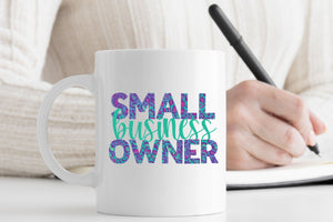 Small Business Owner Mug | Colorful Leopard | Business Mindset Mug