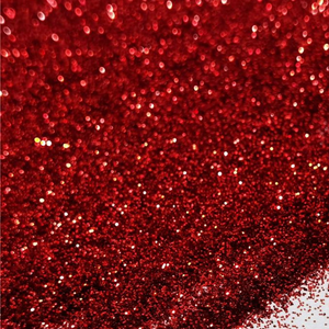 Red Metallic Fine Polyester Glitter