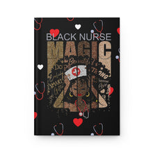 Load image into Gallery viewer, Black Nurse Magic Hardcover Journal Matte

