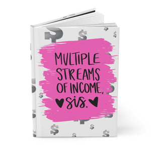 Multiple Streams Hardcover Journal Matte (Pink)