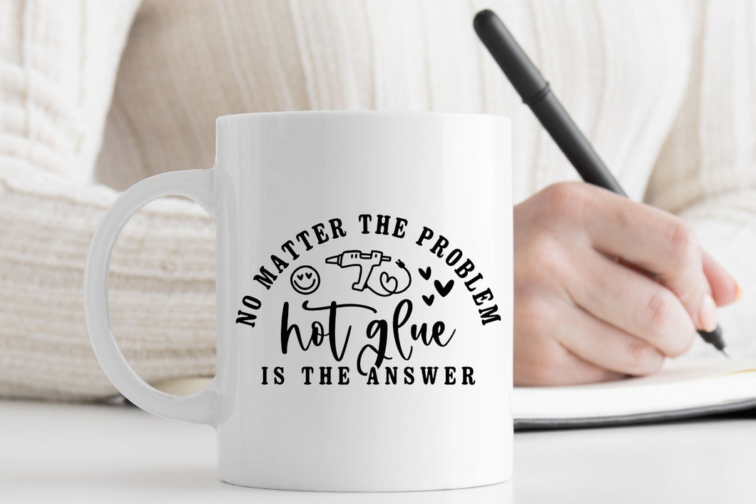 Hot glue is the answer | Crafters Mug