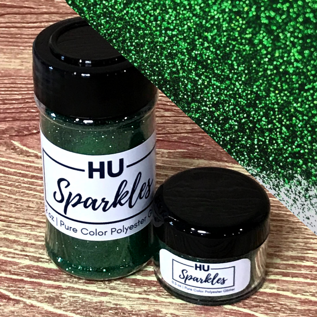 Green Metallic Fine Polyester Glitter