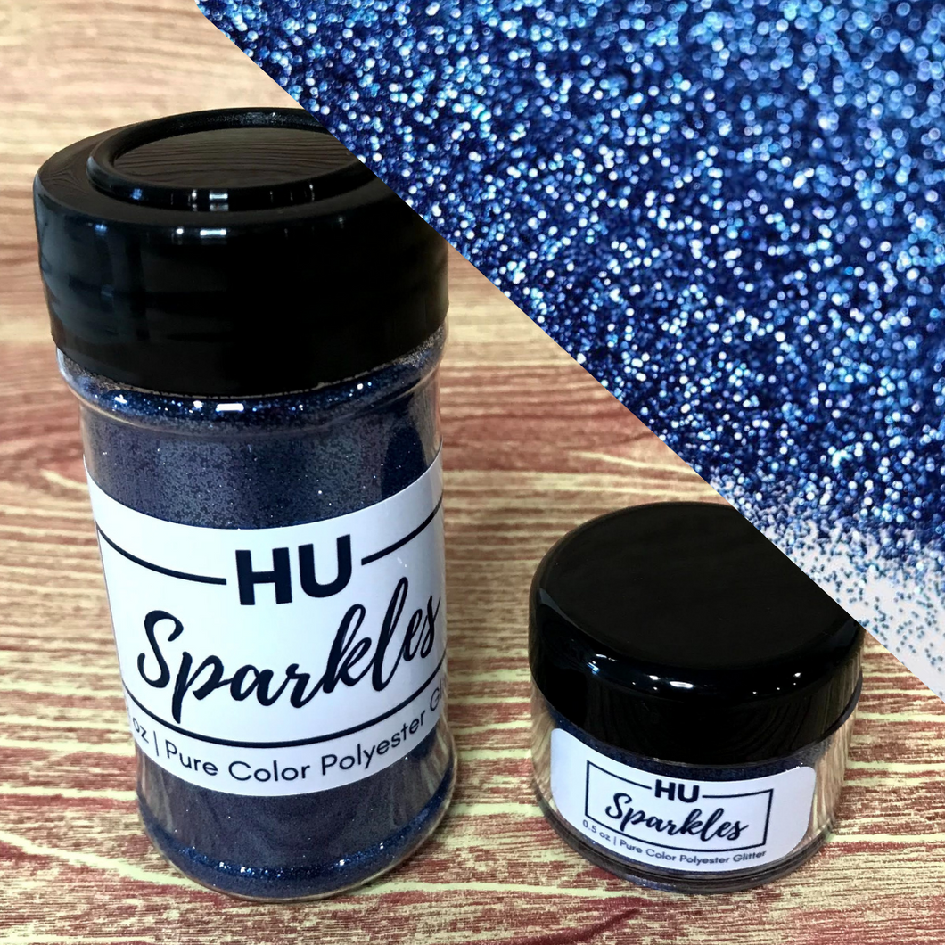 Blue Metallic Fine Polyester Glitter