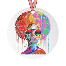 Load image into Gallery viewer, Brown Girl Drip Ornament - Black Woman Christmas Ornament -  Black Girl Gift - Melanin Girl Christmas - Melanated
