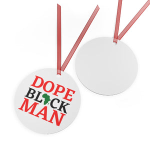 Dope Black Man Christmas Ornament - Black King Gift -  Melanated