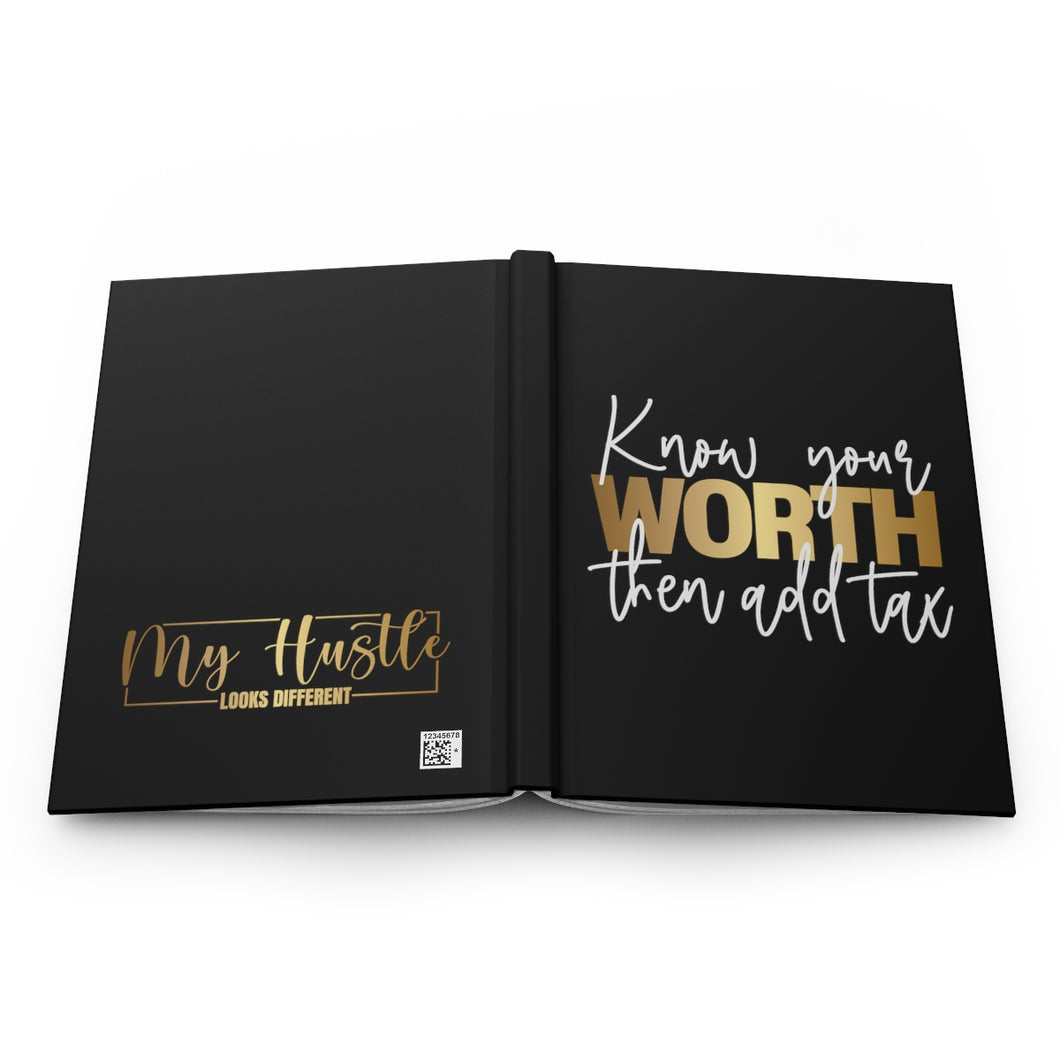 Know your worth Hardcover Journal Matte