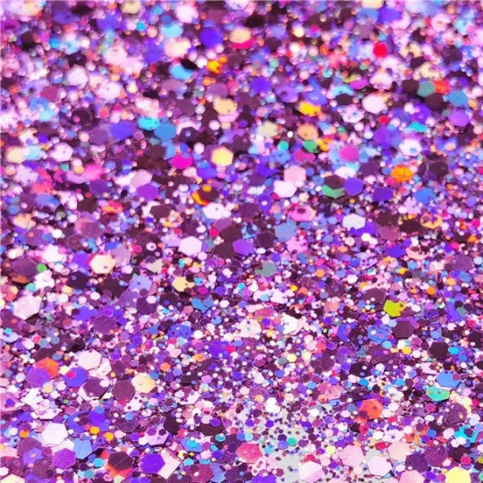 Pink Passion HU Sparkles Chunky Mix Hexagon Glitter for resin, nails, tumblers, crafts