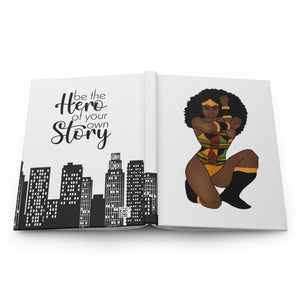 Be Your Own Hero Hardcover Journal Matte (White)