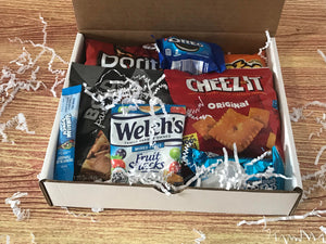 Just Treats Care Pack | FREE Shipping | Snack Box Variety | College | Employee Appreciation | Birthday | Gluten Free | Customizable