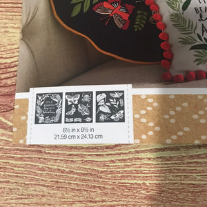 Plaid Hallmark Handcrafted Adhesive Stencils Nature Themed