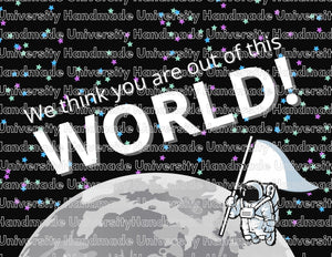 Out of This World Postcard – Printable Canva Template
