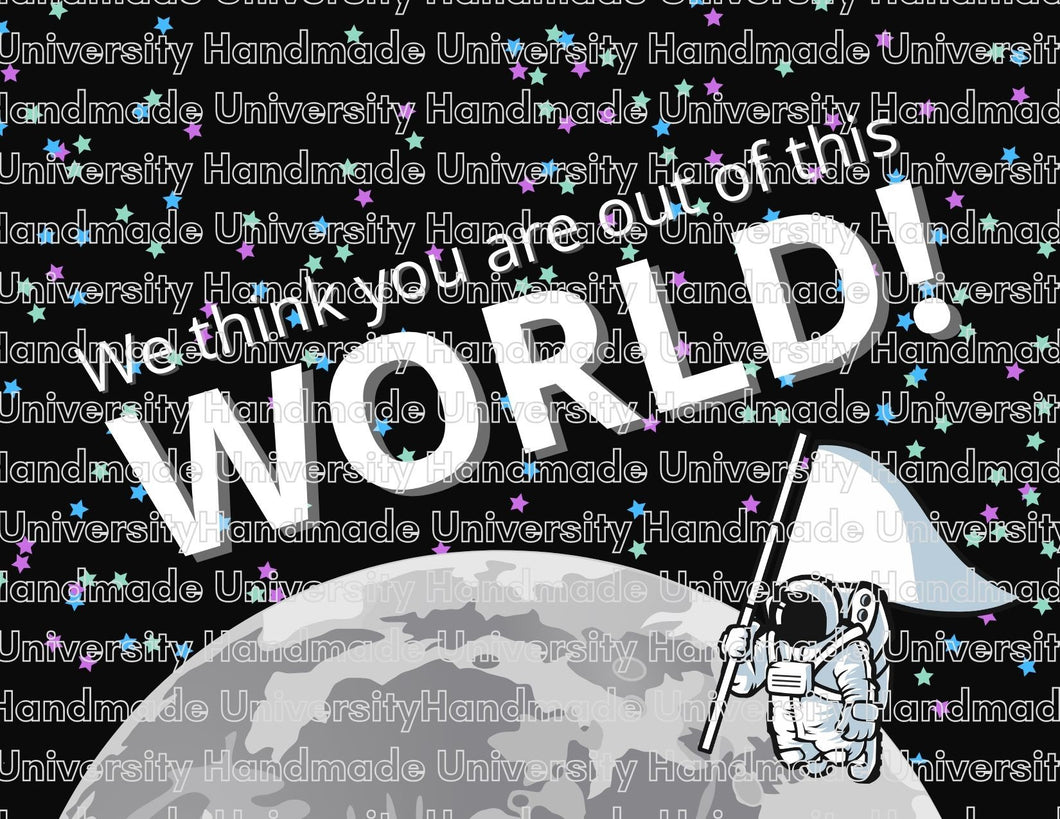 Out of This World Postcard – Printable Canva Template