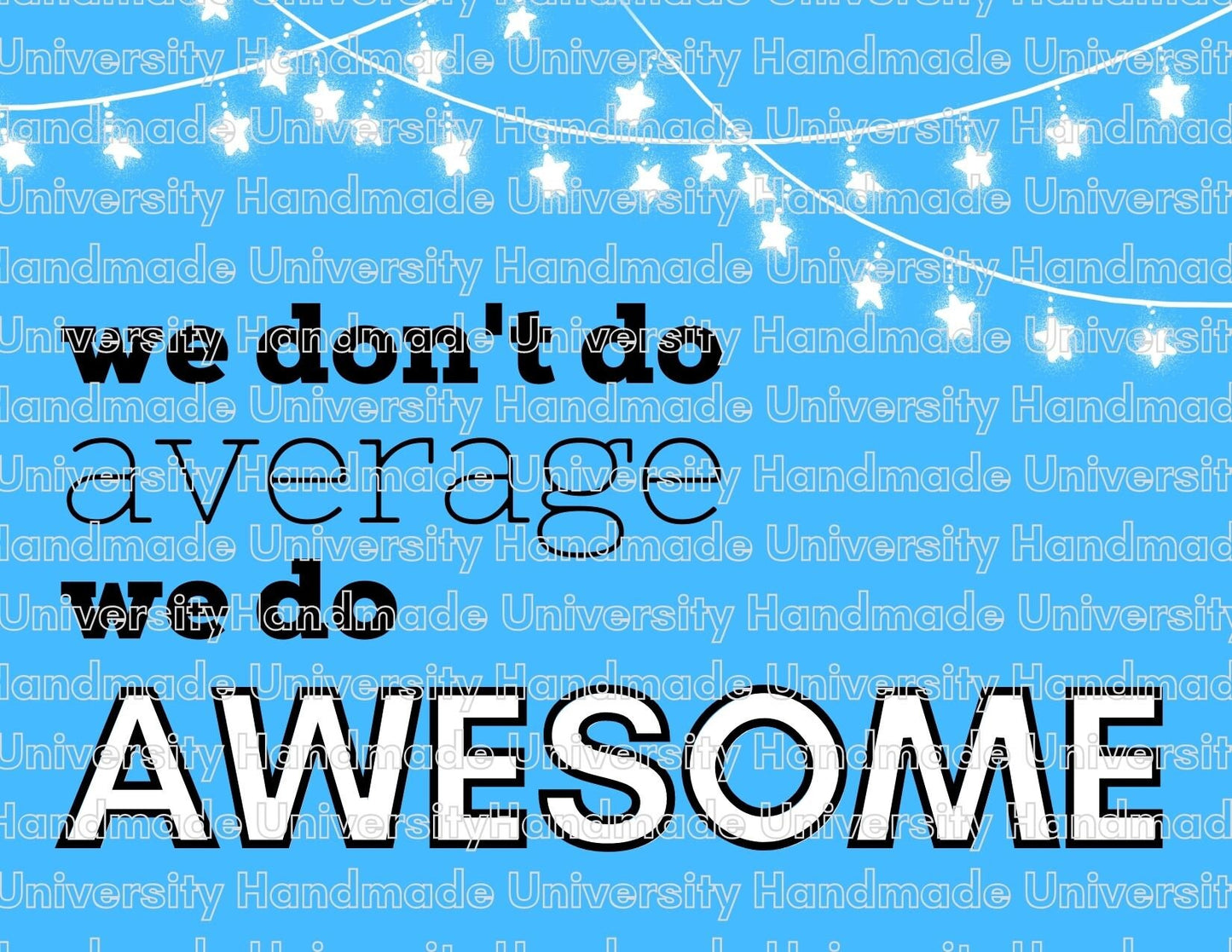 We Do Awesome Postcard – Printable Canva Template (Canva Pro Needed)