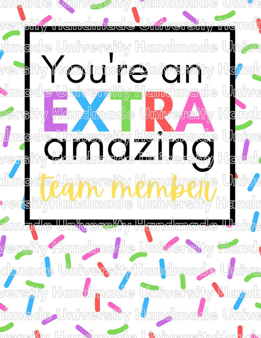 Extra Amazing Appreciation Postcard – Canva Template (Canva Pro Needed)