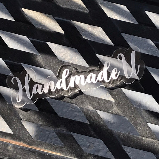 Custom Product Photo Prop | Physical Product Watermark | Acrylic Username Tag | Business Watermark | Social Media Post
