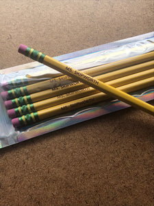 Engraved Name Pencils | Back To School Supplies | Teacher Appreciation | Ticonderoga Pencils | laser etched | engraved