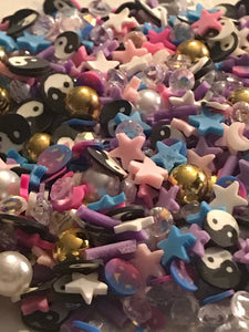 YinYang Polymer Clay Sprinkles Confetti Mix | Pearls | Stars | Fake Sprinkles - 15 grams