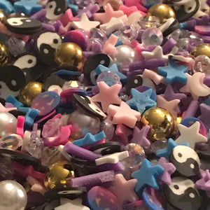 YinYang Polymer Clay Sprinkles Confetti Mix | Pearls | Stars | Fake Sprinkles - 15 grams